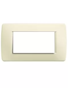 Mond – elfenbeinfarbene 4-Pence-Plakette